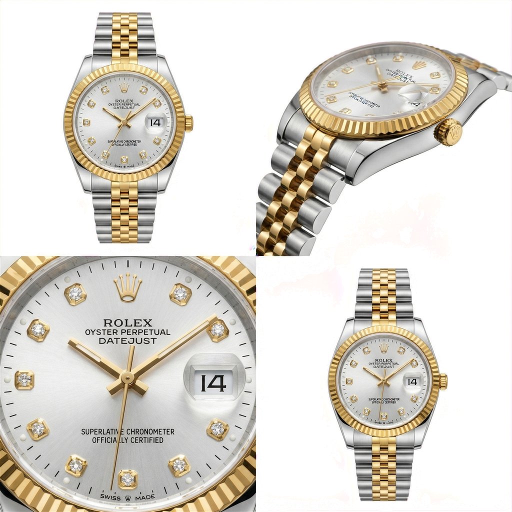 Rolex Oyster Dual Tone Watch