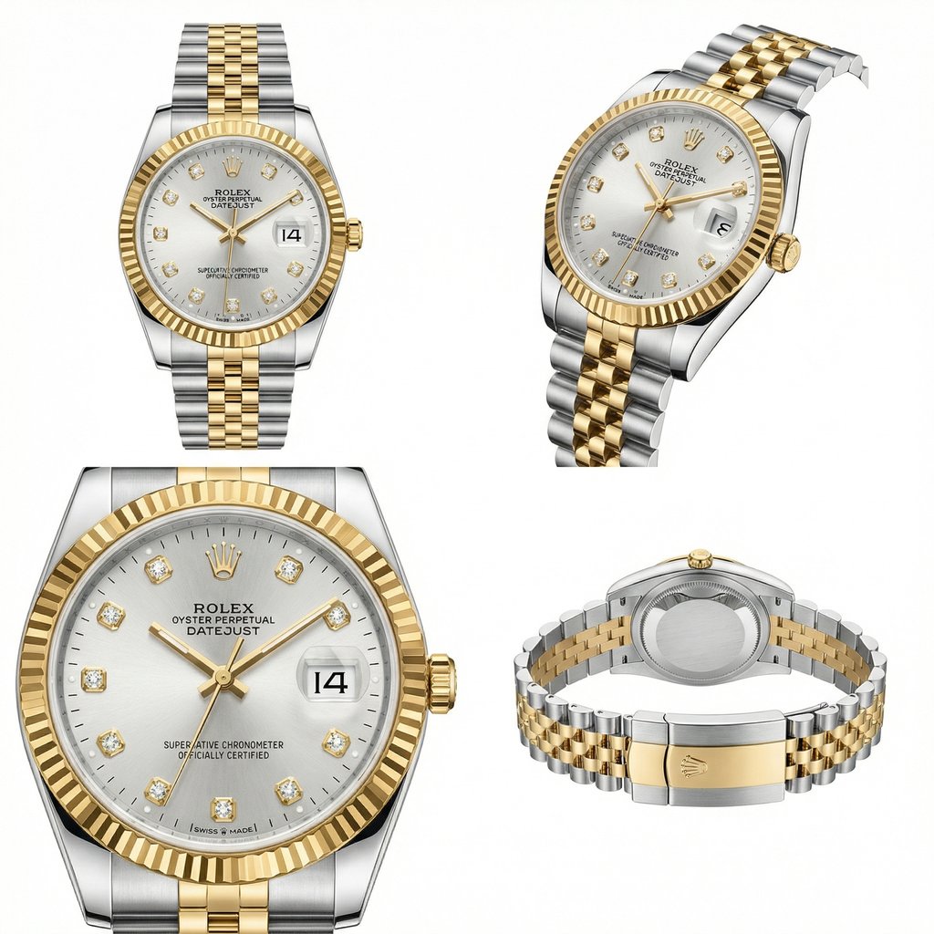 Rolex Oyster Dual Tone Watch